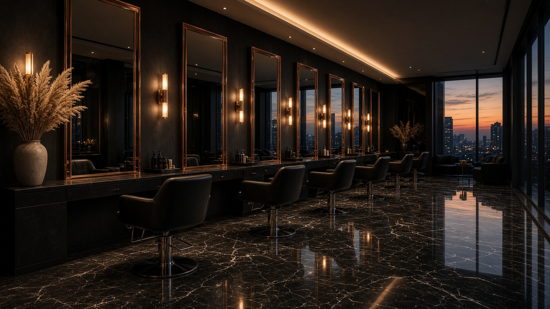 TheBoss Atelier salon floor